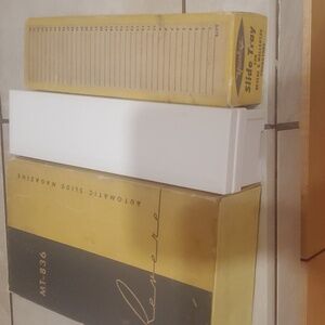 Lot of Vintage Slide Tray Organizers